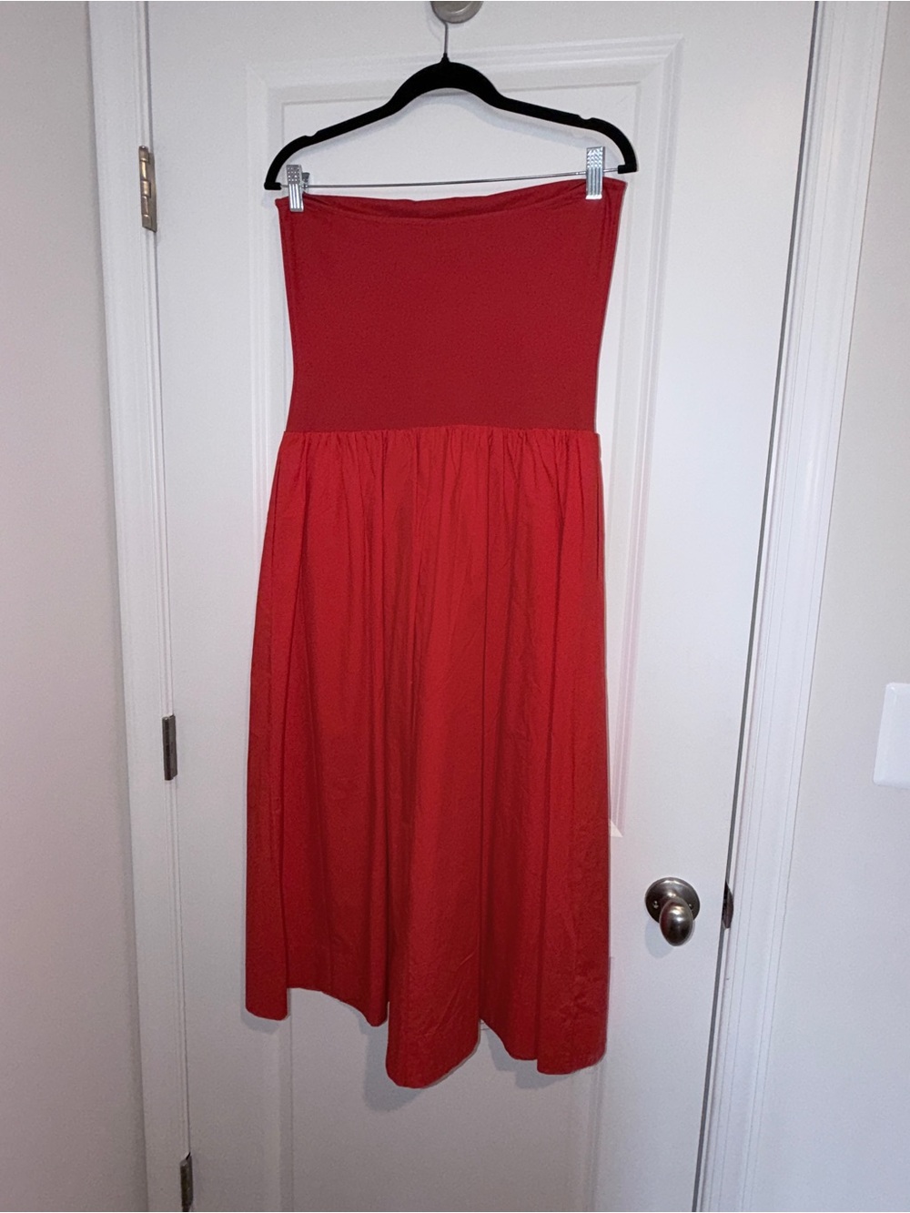 A New Day Strapless Red Midi Dress - Picture 4 of 7